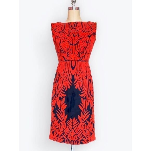 Anthropologie PANKAJ & NIDHI Woman’s 0 Petite Spice Tree Appliqué Sleeveless Dre - Picture 6 of 11